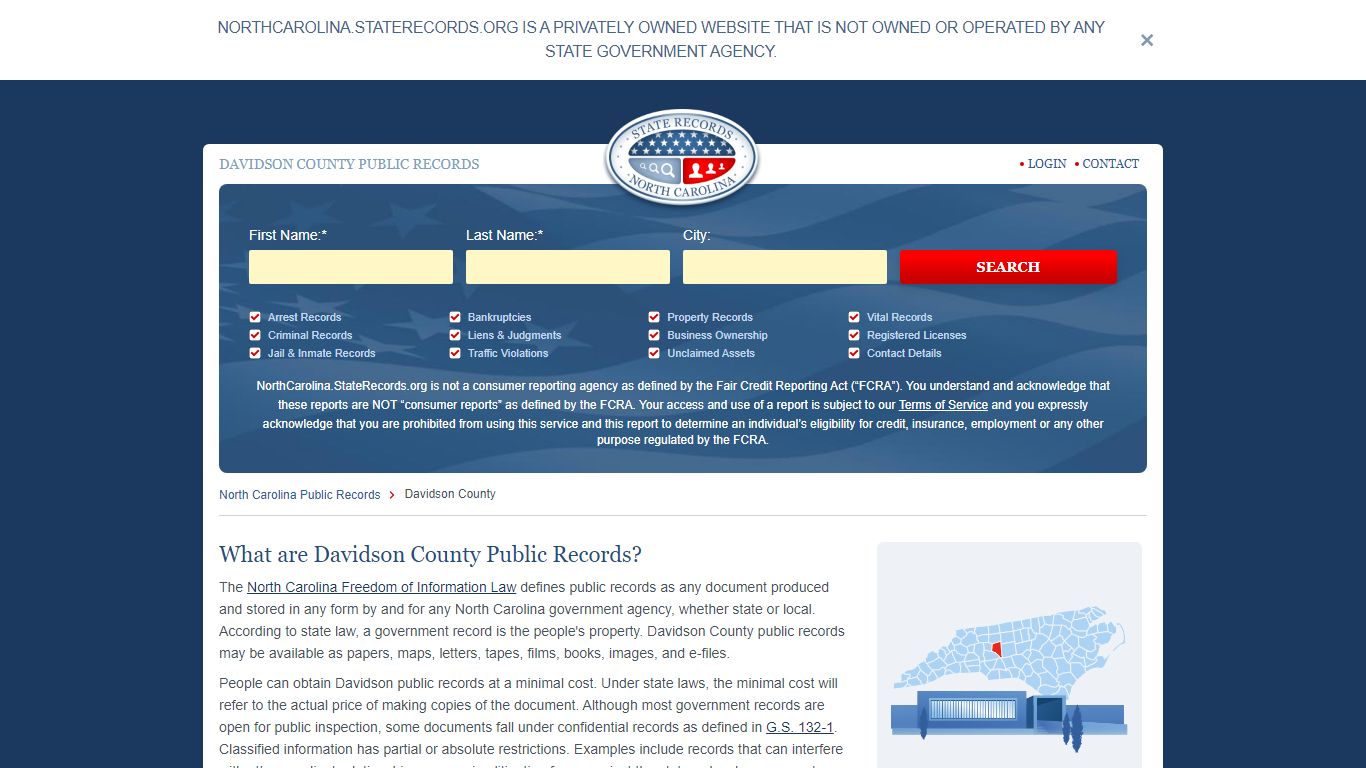 DAVIDSON COUNTY PUBLIC RECORDS - StateRecords.org